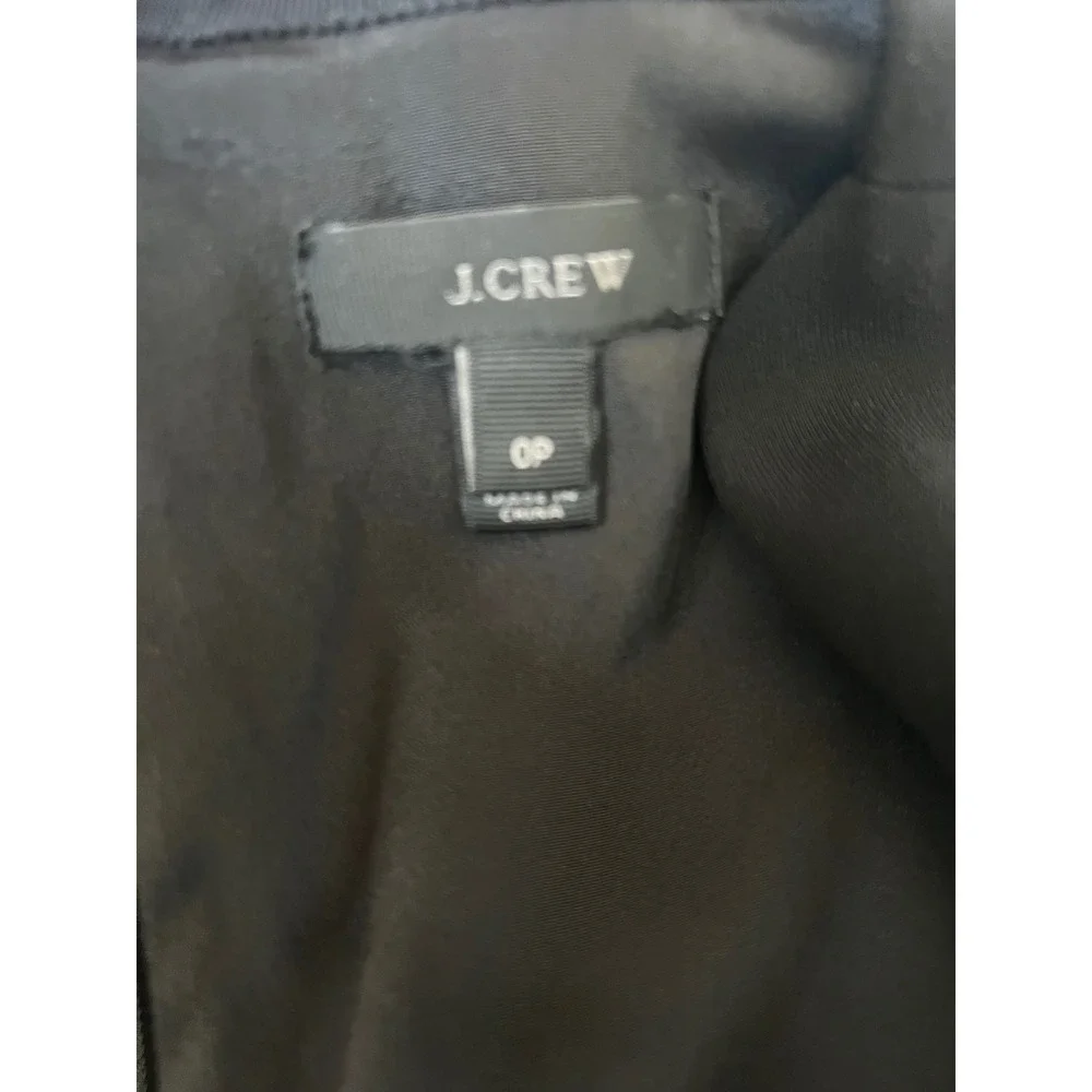 J.Crew Black Sleeveless Dress Women's 0P Career Professional Elegant‎